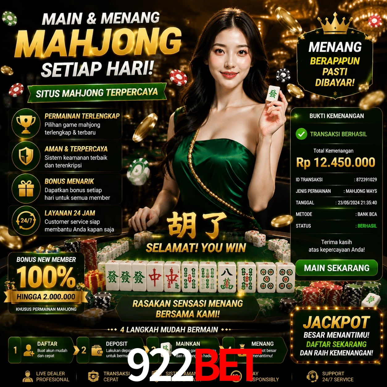 Ganhar e sacar na 922bet